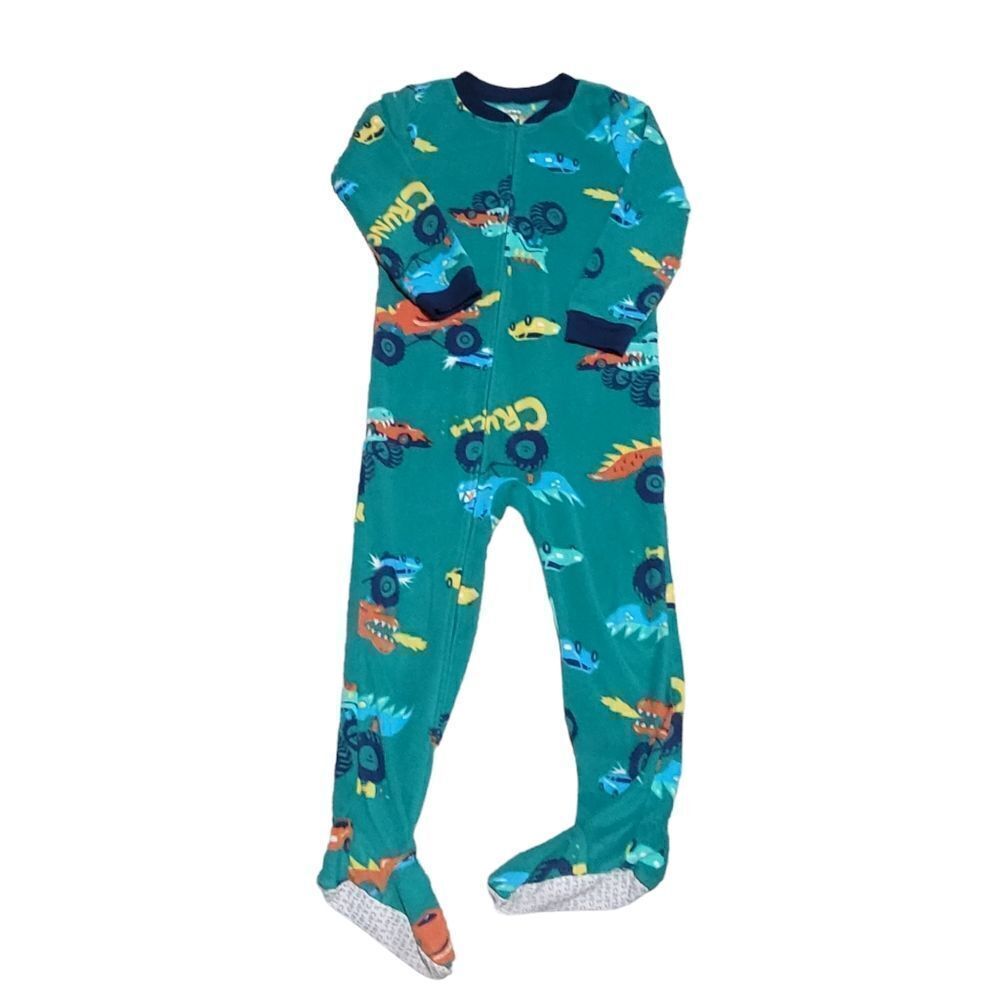 Carters truck footed fleece pajamas 5